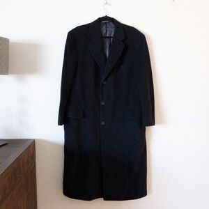 Vintage Mark Shawl 100% Cashmere Trench Coat Jacket